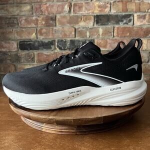 Brooks Glycerin 22 Black Cushioned Road Running Shoes Sneakers Mens Size 14